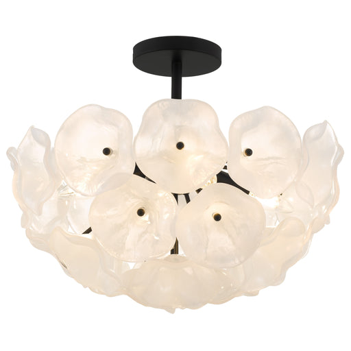 Myhouse Lighting Quoizel - AUD1718MBK - Four Light Semi-Flush Mount - Audrey - Matte Black