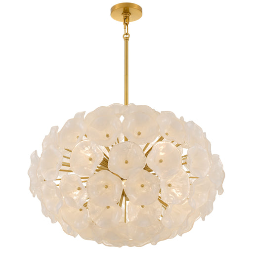 Myhouse Lighting Quoizel - AUD2828BRG - Eight Light Pendant - Audrey - Brushed Gold