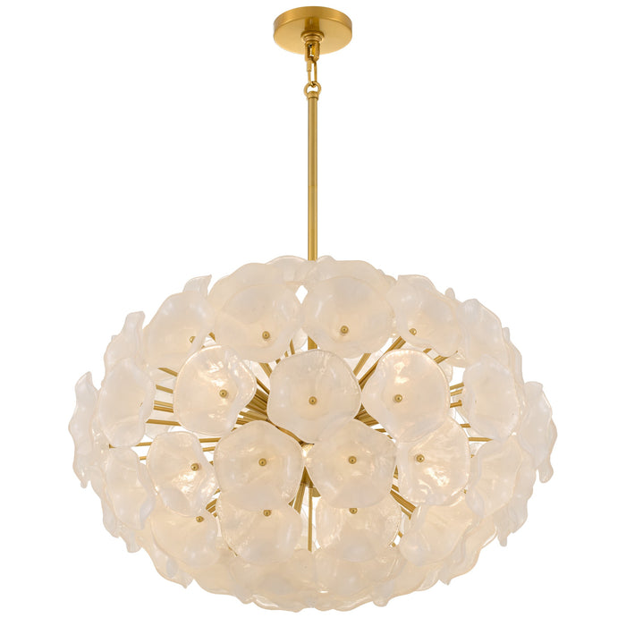 Myhouse Lighting Quoizel - AUD2828BRG - Eight Light Pendant - Audrey - Brushed Gold