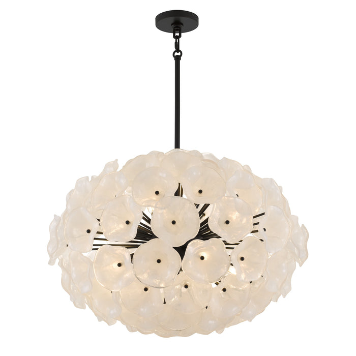 Myhouse Lighting Quoizel - AUD2828MBK - Eight Light Pendant - Audrey - Matte Black