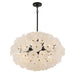 Myhouse Lighting Quoizel - AUD2828MBK - Eight Light Pendant - Audrey - Matte Black