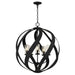 Myhouse Lighting Quoizel - BMS2826EK - Five Light Pendant - Blacksmith - Earth Black