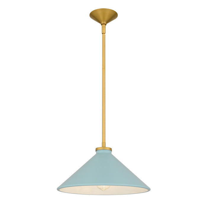 Myhouse Lighting Quoizel - BRADB1814BRG - One Light Pendant - Bradbury - Brushed Gold