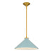 Myhouse Lighting Quoizel - BRADB1814BRG - One Light Pendant - Bradbury - Brushed Gold