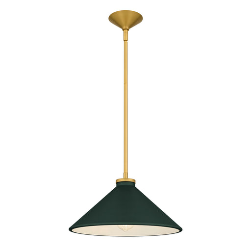 Myhouse Lighting Quoizel - BRADE1814BRG - One Light Pendant - Bradbury - Brushed Gold