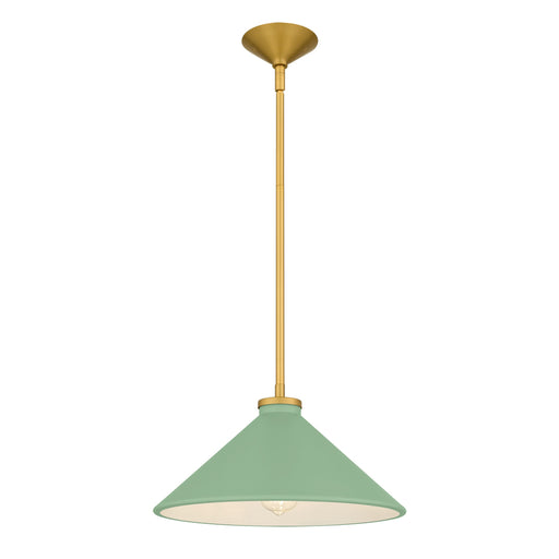 Myhouse Lighting Quoizel - BRADG1814BRG - One Light Pendant - Bradbury - Brushed Gold