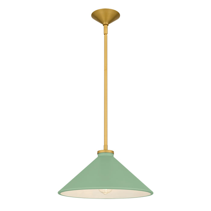 Myhouse Lighting Quoizel - BRADG1814BRG - One Light Pendant - Bradbury - Brushed Gold