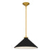 Myhouse Lighting Quoizel - BRADK1814BRG - One Light Pendant - Bradbury - Brushed Gold