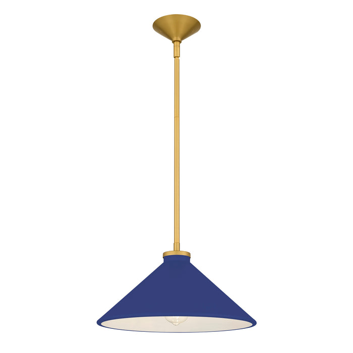 Myhouse Lighting Quoizel - BRADN1814BRG - One Light Pendant - Bradbury - Brushed Gold