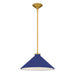 Myhouse Lighting Quoizel - BRADN1814BRG - One Light Pendant - Bradbury - Brushed Gold