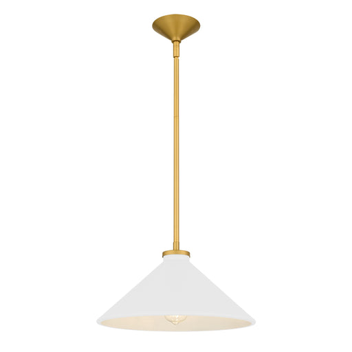 Myhouse Lighting Quoizel - BRADW1814BRG - One Light Pendant - Bradbury - Brushed Gold