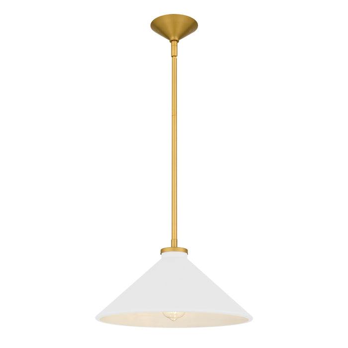 Myhouse Lighting Quoizel - BRADW1814BRG - One Light Pendant - Bradbury - Brushed Gold