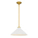 Myhouse Lighting Quoizel - BRADW1814BRG - One Light Pendant - Bradbury - Brushed Gold
