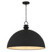 Myhouse Lighting Quoizel - BRAY2826MBK - One Light Pendant - Braylon - Matte Black