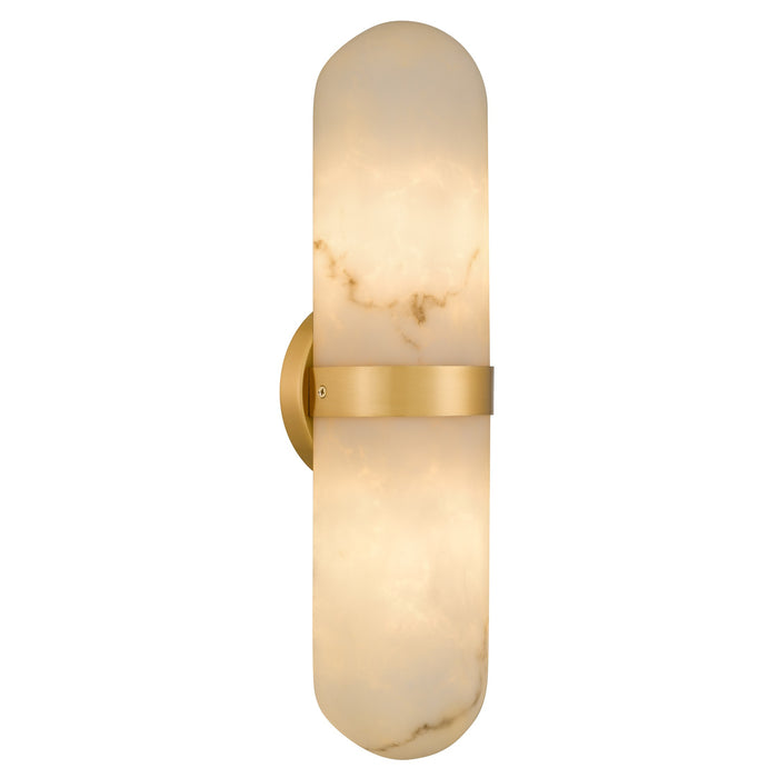 Myhouse Lighting Quoizel - BREE8804BRG - Two Light Wall Sconce - Bree - Brushed Gold