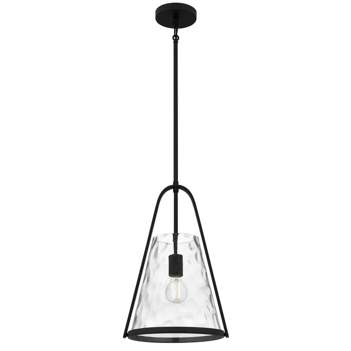 Myhouse Lighting Quoizel - BRIL1511MBK - One Light Mini Pendant - Briley - Matte Black