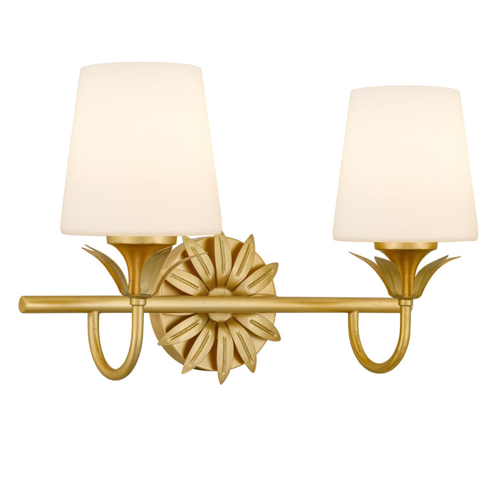 Myhouse Lighting Quoizel - DOT8616GFL - Two Light Vanity - Dorothea - Gold Leaf