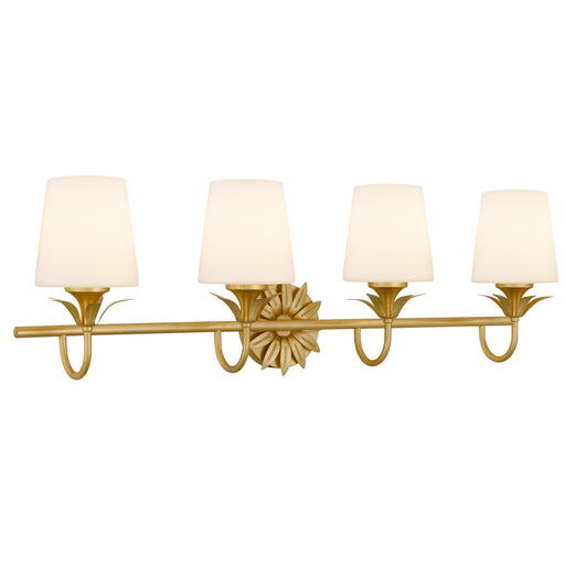 Myhouse Lighting Quoizel - DOT8632GFL - Four Light Vanity - Dorothea - Gold Leaf