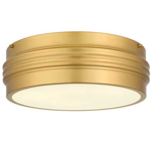 Myhouse Lighting Quoizel - EMM1616BRG - Three Light Flush Mount - Emmett - Brushed Gold