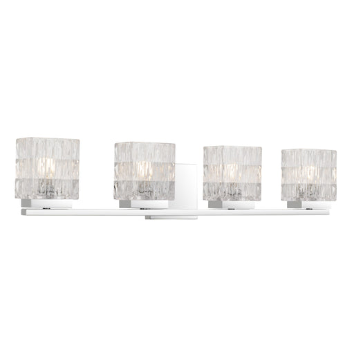 Myhouse Lighting Quoizel - ESTE8629C - Four Light Vanity - Estelle - Polished Chrome