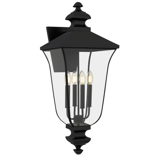 Myhouse Lighting Quoizel - FARL8412MBK - Four Light Outdoor Wall Lantern - Farley - Matte Black