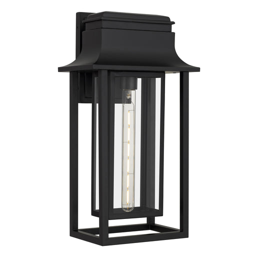 Myhouse Lighting Quoizel - GARN8410MBK - One Light Outdoor Wall Lantern - Garner - Matte Black
