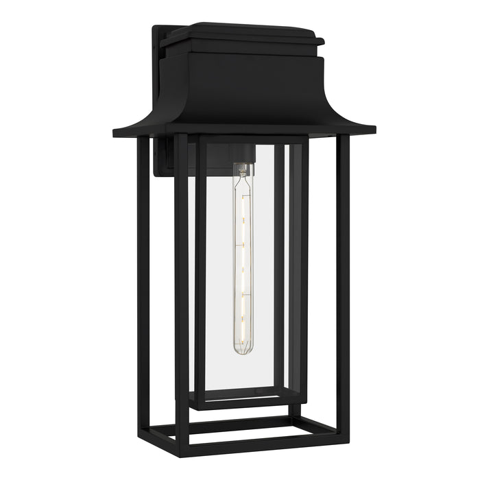 Myhouse Lighting Quoizel - GARN8412MBK - One Light Outdoor Wall Lantern - Garner - Matte Black