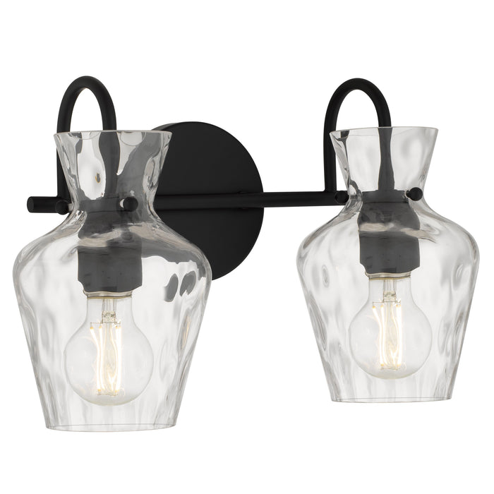Myhouse Lighting Quoizel - HLL8614MBK - Two Light Vanity - Hollis - Matte Black