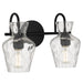 Myhouse Lighting Quoizel - HLL8614MBK - Two Light Vanity - Hollis - Matte Black