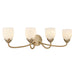 Myhouse Lighting Quoizel - JACO8632BGD - Four Light Vanity - Jacobs - Bronze Gold