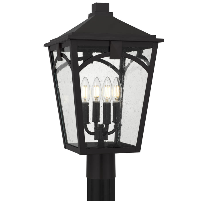 Myhouse Lighting Quoizel - JAX9010WT - Four Light Outdoor Post Lantern - Jaxon - Western Bronze