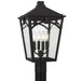 Myhouse Lighting Quoizel - JAX9010WT - Four Light Outdoor Post Lantern - Jaxon - Western Bronze