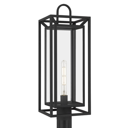 Myhouse Lighting Quoizel - JAY9009MBK - One Light Outdoor Post Lantern - Jayce - Matte Black