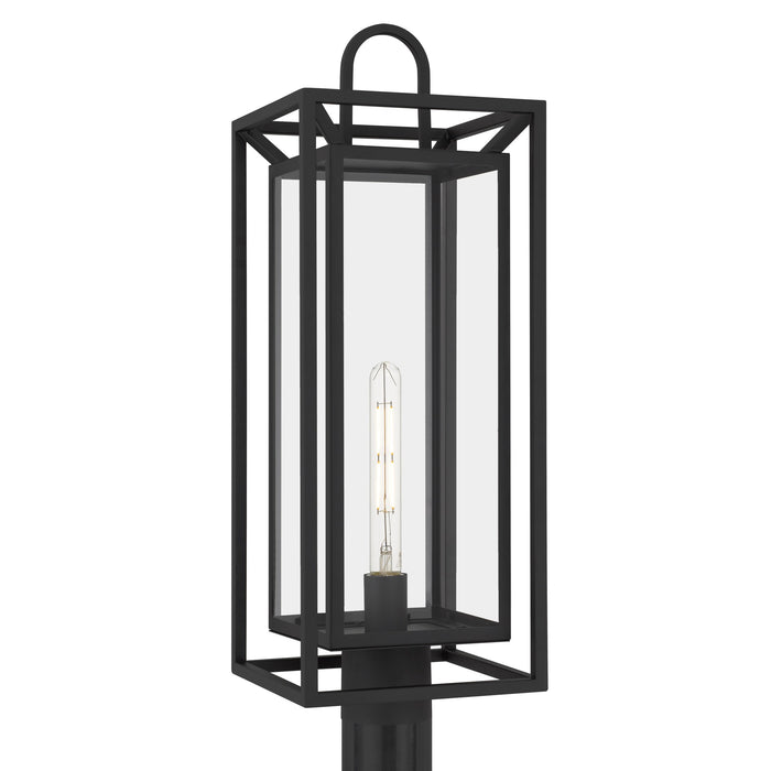 Myhouse Lighting Quoizel - JAY9009MBK - One Light Outdoor Post Lantern - Jayce - Matte Black