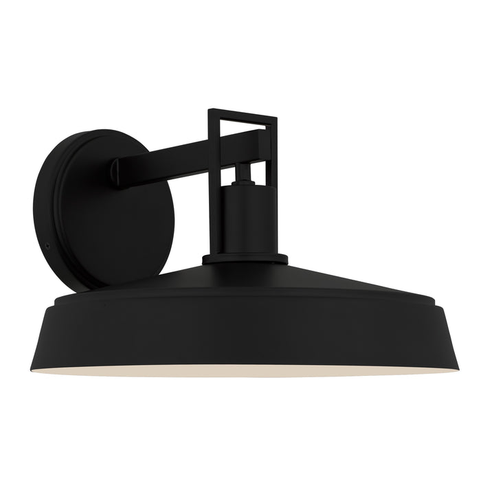 Myhouse Lighting Quoizel - KAR8414MBK - One Light Outdoor Wall Lantern - Karson - Matte Black