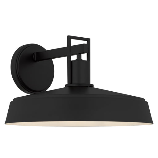Myhouse Lighting Quoizel - KAR8416MBK - One Light Outdoor Wall Lantern - Karson - Matte Black