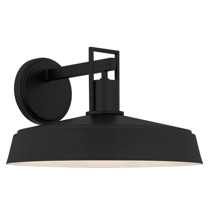 Myhouse Lighting Quoizel - KAR8416MBK - One Light Outdoor Wall Lantern - Karson - Matte Black