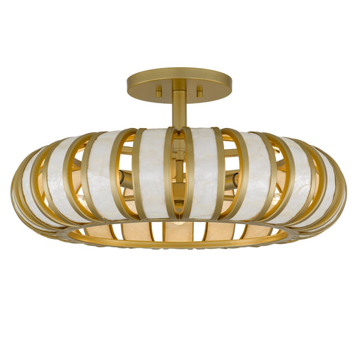 Myhouse Lighting Quoizel - KNIG1722SGD - Five Light Semi-Flush Mount - Knight - Soft Gold