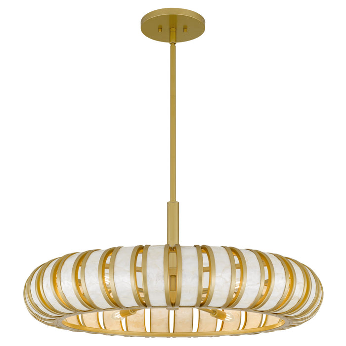 Myhouse Lighting Quoizel - KNIG2830SGD - Six Light Pendant - Knight - Soft Gold