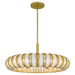 Myhouse Lighting Quoizel - KNIG2830SGD - Six Light Pendant - Knight - Soft Gold