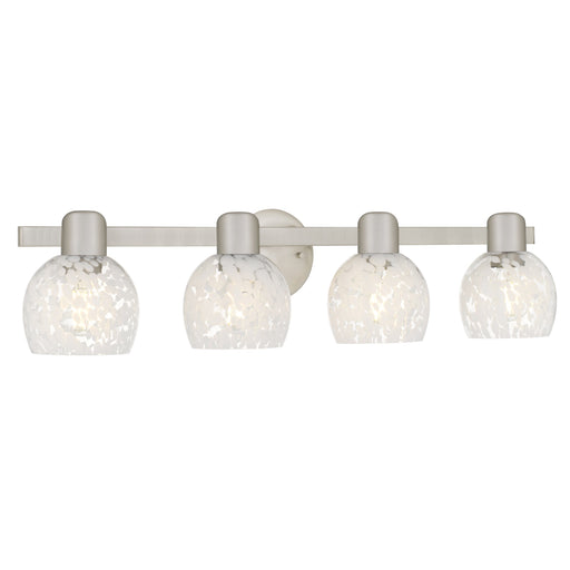 Myhouse Lighting Quoizel - LAY8630BN - Four Light Vanity - Layton - Brushed Nickel