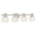 Myhouse Lighting Quoizel - LAY8630BN - Four Light Vanity - Layton - Brushed Nickel