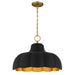 Myhouse Lighting Quoizel - LEA2820MBK - Four Light Pendant - Leanne - Matte Black