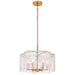 Myhouse Lighting Quoizel - MAI2818BRG - Six Light Pendant - Maisie - Brushed Gold