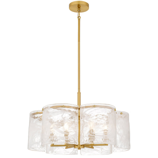 Myhouse Lighting Quoizel - MAI2824BRG - Six Light Pendant - Maisie - Brushed Gold