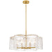 Myhouse Lighting Quoizel - MAI2824BRG - Six Light Pendant - Maisie - Brushed Gold