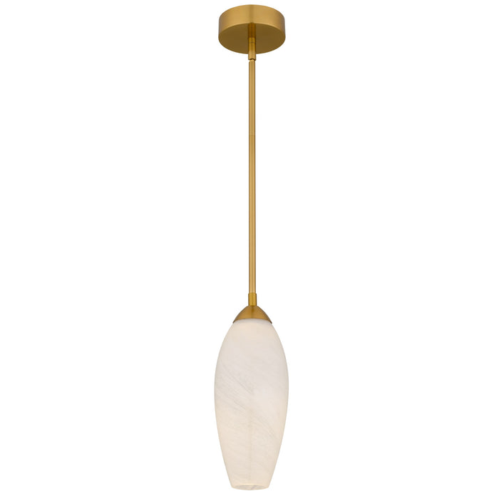 Myhouse Lighting Quoizel - PCBUR1505BRG - LED Mini Pendant - Burnett - Brushed Gold