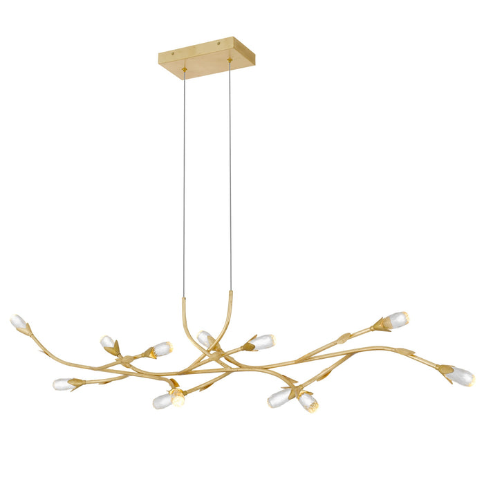 Myhouse Lighting Quoizel - PCCOR1250GFL - LED Island Pendant - Cora - Gold Leaf