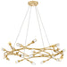 Myhouse Lighting Quoizel - PCCOR2832GFL - LED Pendant - Cora - Gold Leaf