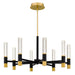 Myhouse Lighting Quoizel - PCDAV5032BRG - LED Chandelier - Davies - Brushed Gold